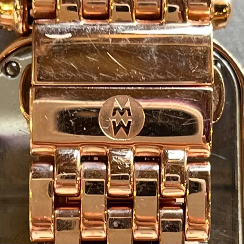 MICHELE Bronze/Diamonds Stainless Steel Watch - Picture 6 of 9